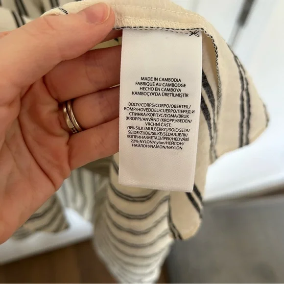 POLO Ralph Lauren silk blend dress, Taylor Swift Engagement Dress, size L - Picture 5 of 9